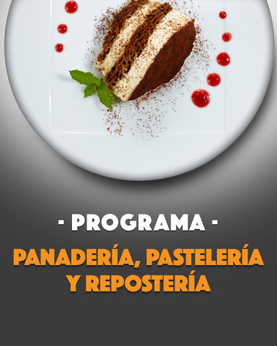 Programa de Pastelería, Repostería y Panadería
