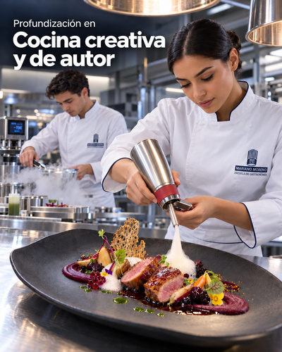Programa de Profundización en Cocina Creativa y de Autor